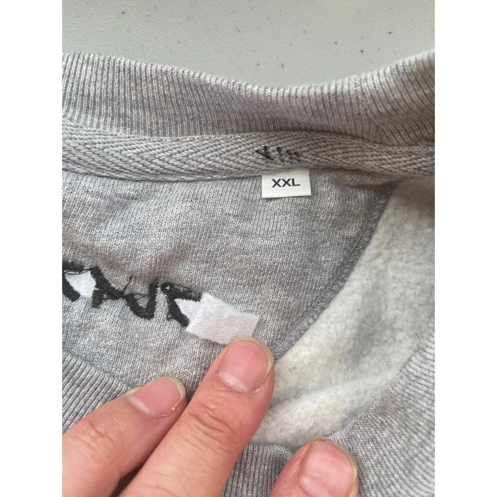 Stanley Stella PlayStation Grey Organic Cotton Sweatshirt Katakana Logo XXL